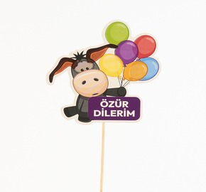 özür dilerim pankart 
